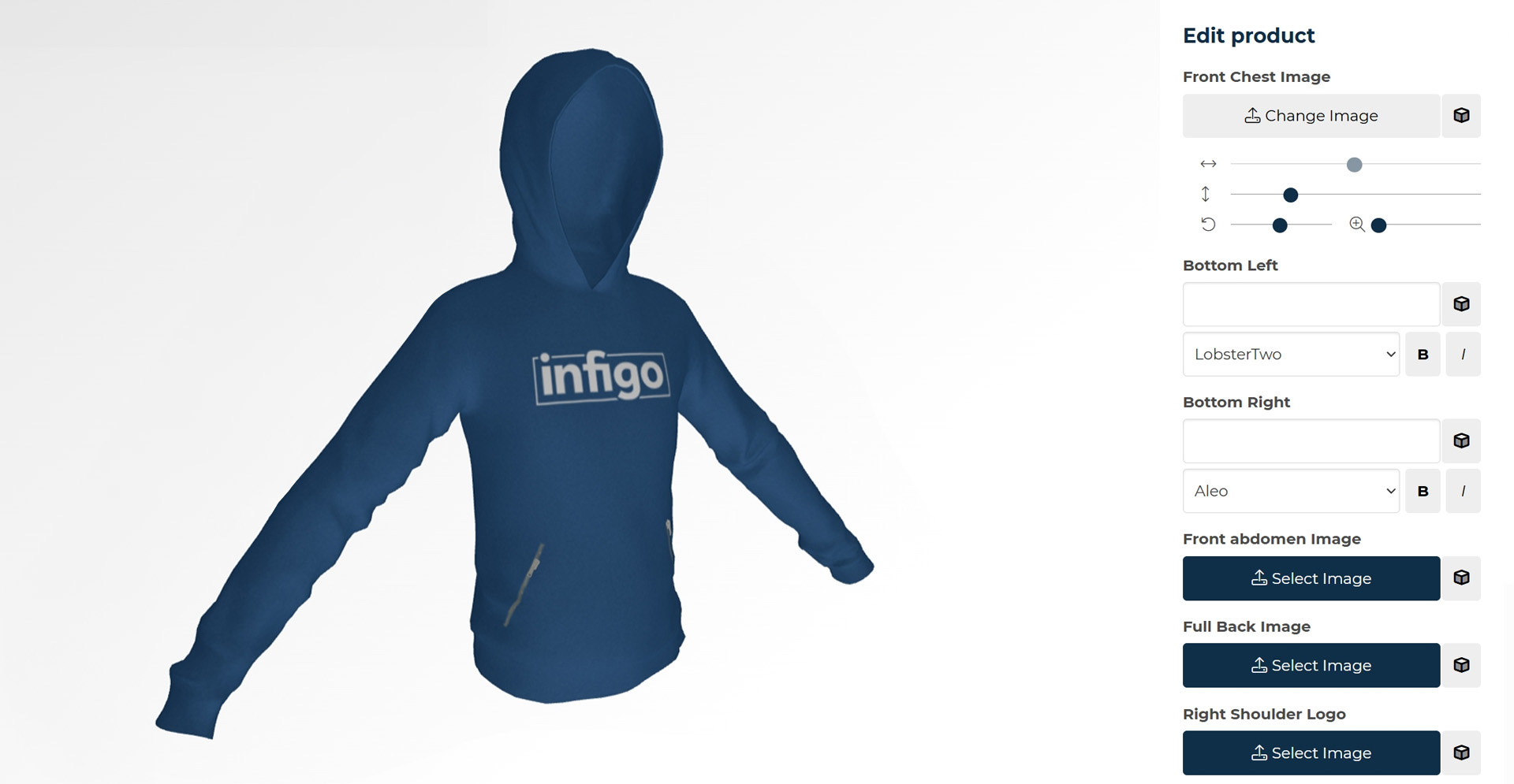MegaEdit 3D editor interface