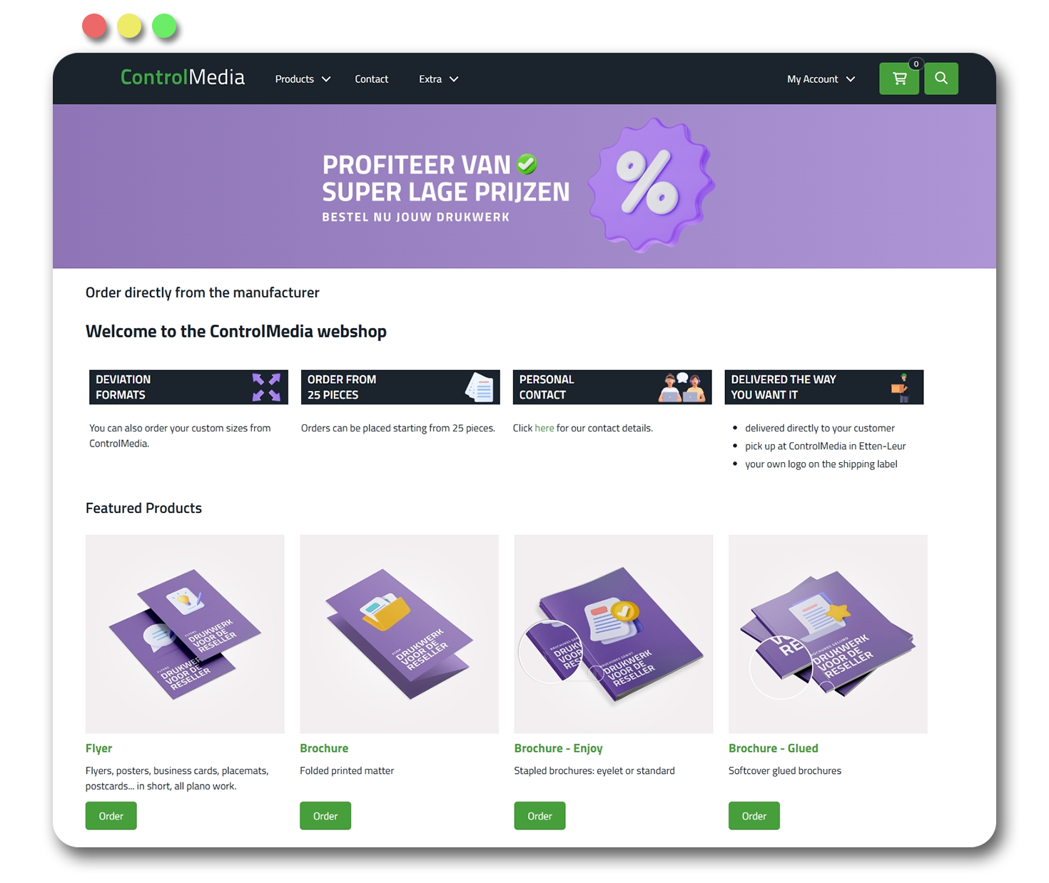 Control Media Webshop