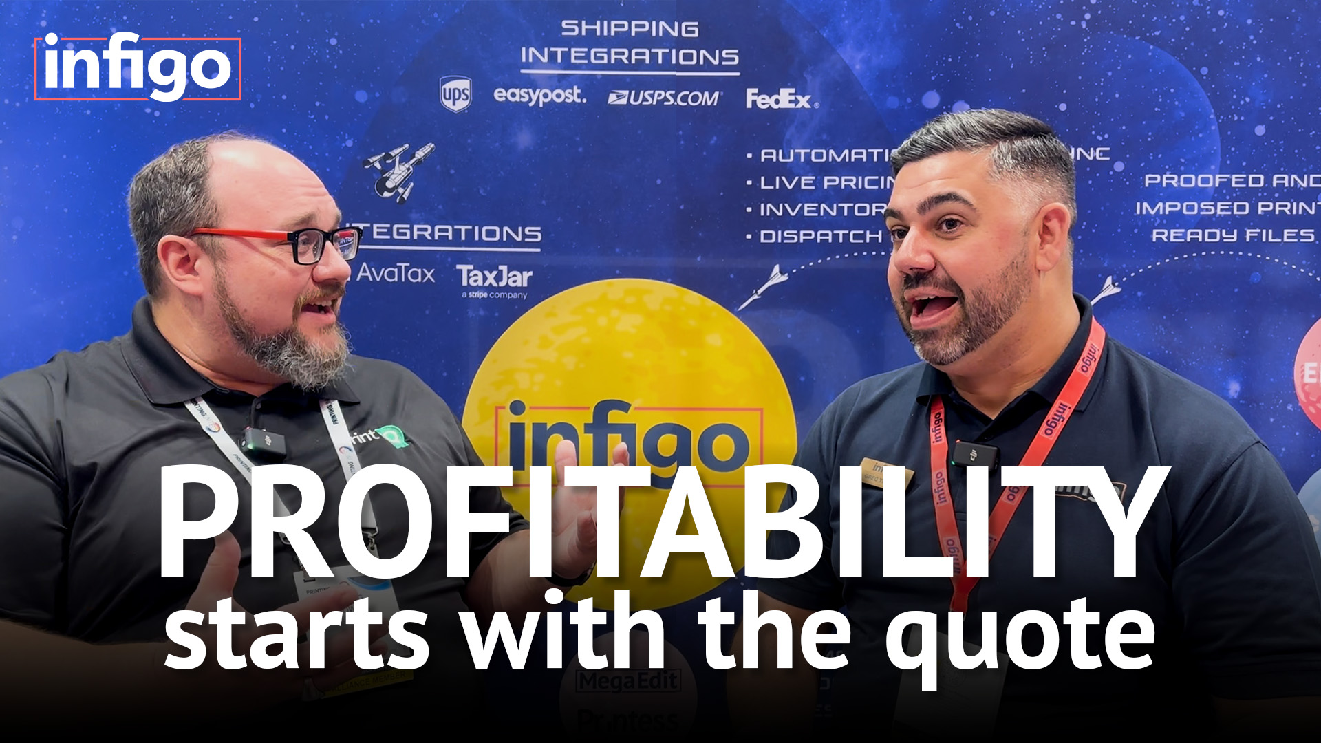 printIQ NA General Manager Craig Powell at Printing United 2025