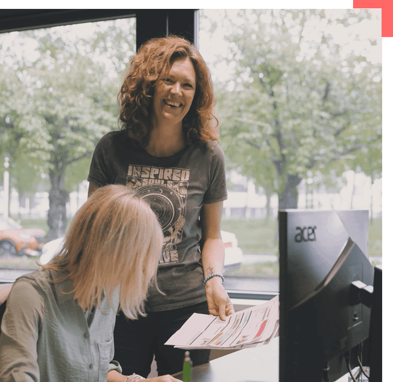 Control Media Employee Smiling in Office