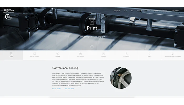 Think Patented Print Storefront