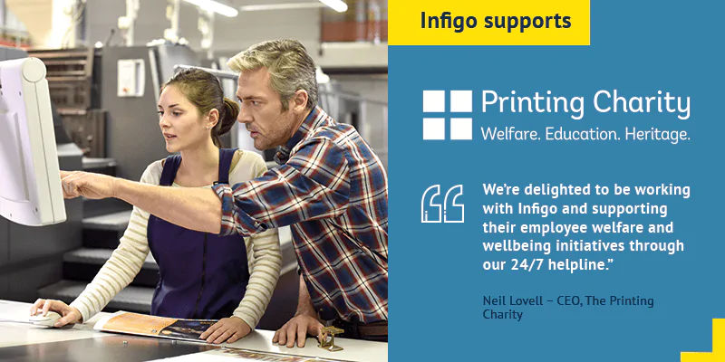 Infigo supporting The Printing Charity