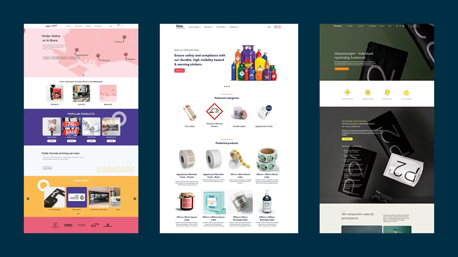 Infigo Powered Storefront Designs