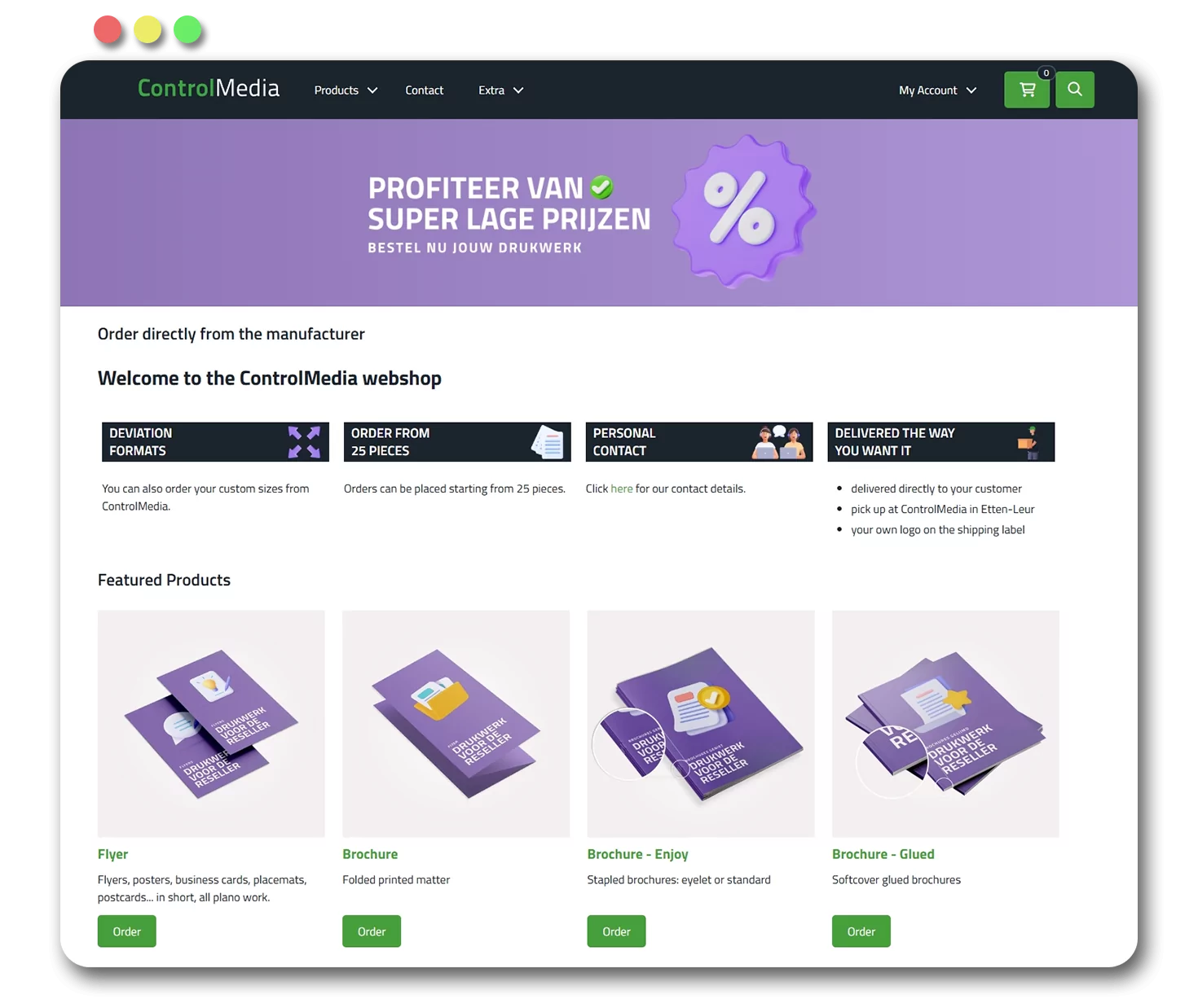 Control Media Webshop