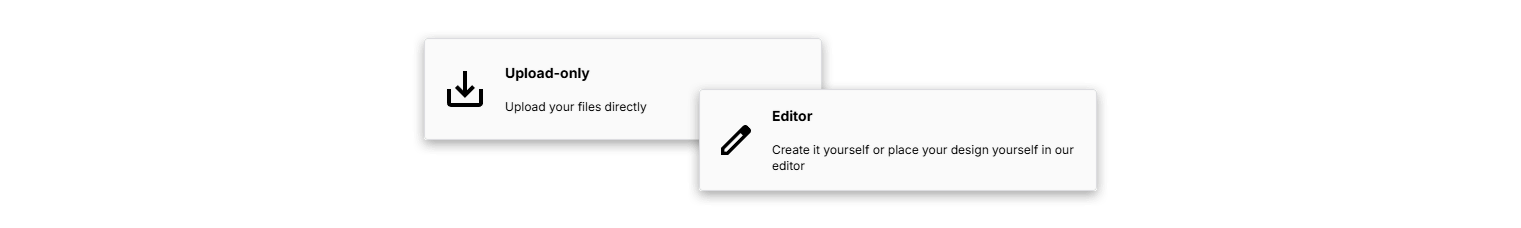 Choice between Upload-only or Editor Upload