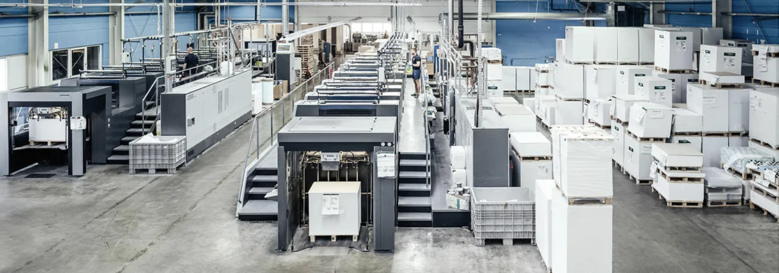General Commercial Print Shop Floor