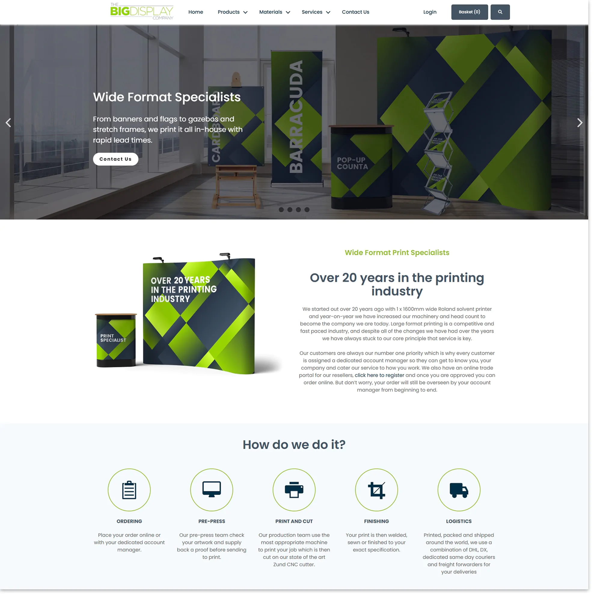 The Big Display Company Homepage